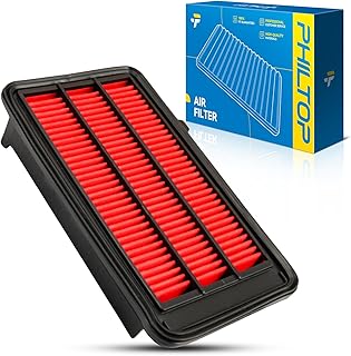 PHILTOP Filtro de ar do motor CA12050 substituição para Honda para Honda Civic 1.5L (2016-2021), CR-V 1.5L (Gás) (2017-2022), painel rígido