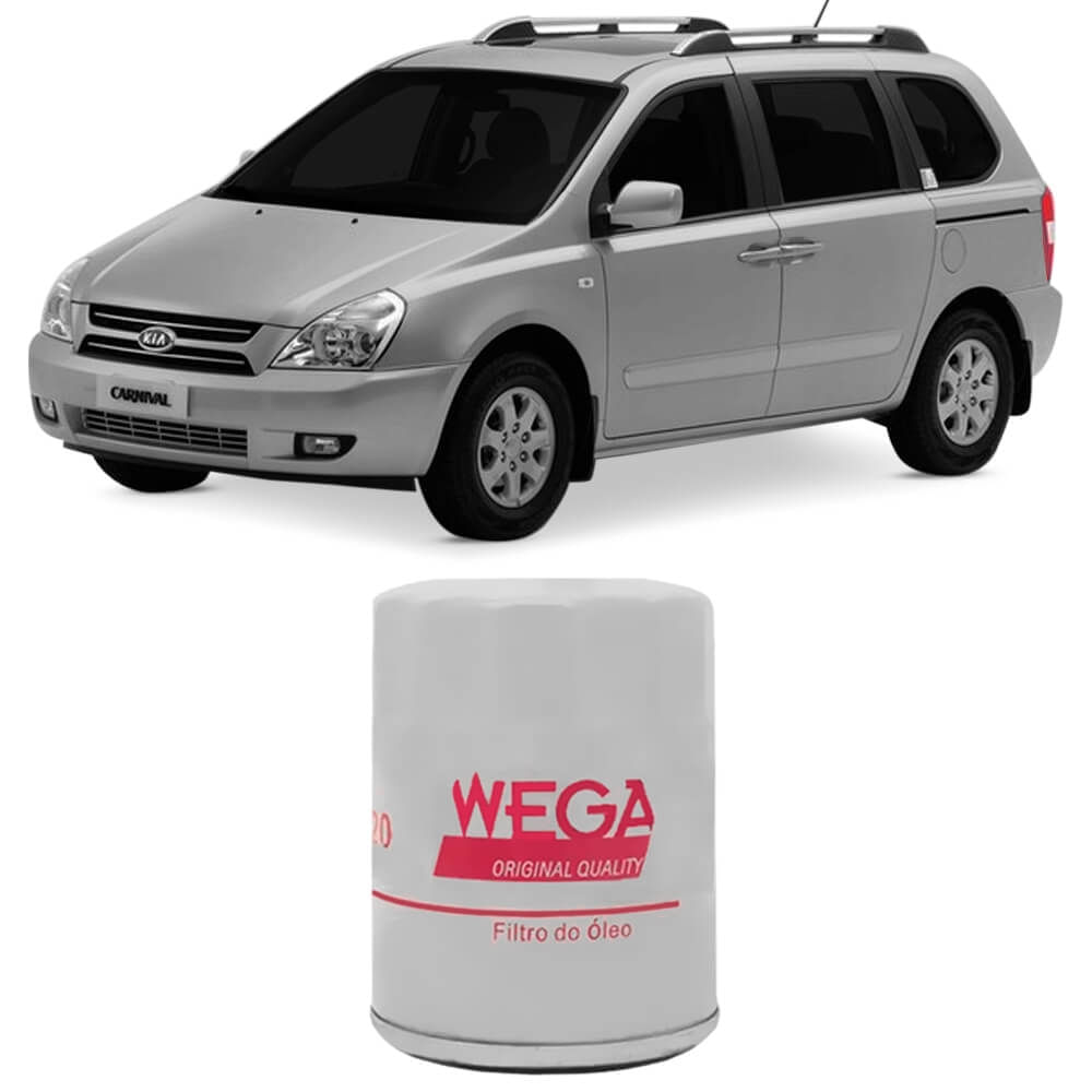Filtro Óleo Kia Carnival 2 5 99 2006 Wega