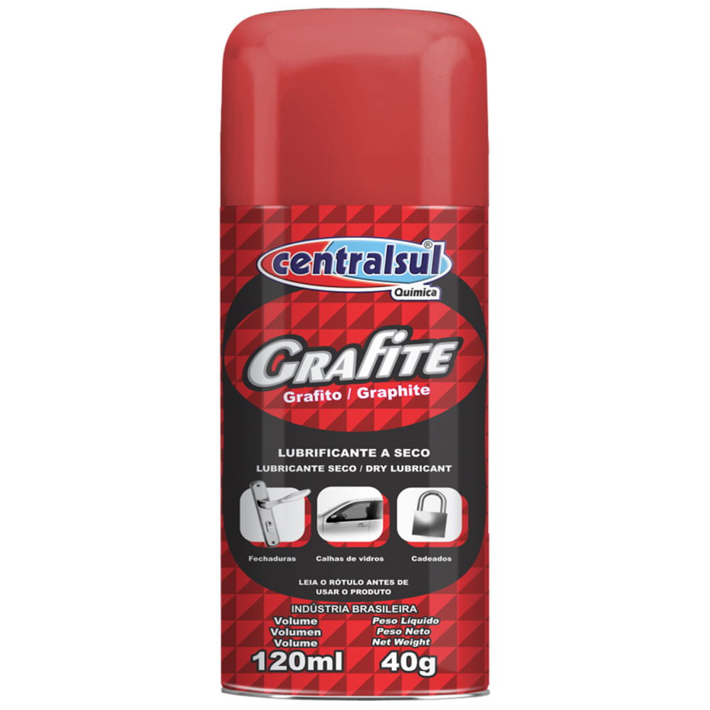 Grafite Spray Lubrificante 120ML Centralsul 002096 6