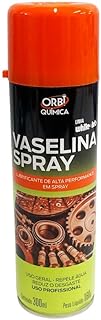 Orbi Química Vaselina Spray Lubrificante de Alta Performance, 300ml, Proteção Contra Ferrugem e Oxidação