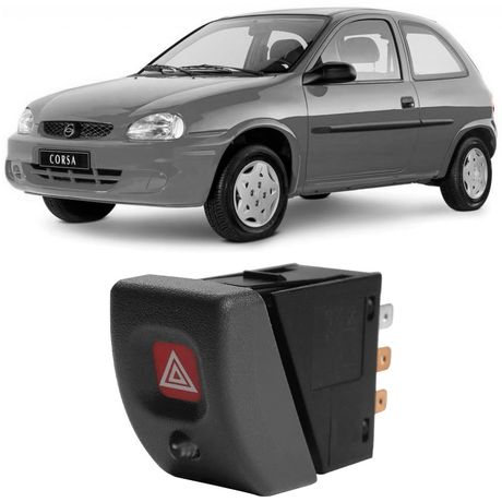 Interruptor Alerta Corsa 94 2012 12V Alarme 7 Terminais Marilia IM11201