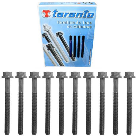 Jogo 10 Parafuso Cabeçote Aco M9X125X96 Siena Strada 1 0 1 4 8V 2002 2023