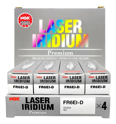 Jogo Vela Ignição Asx 2 0 16V 2011 2017 Laser Iridium Ngk FR6E