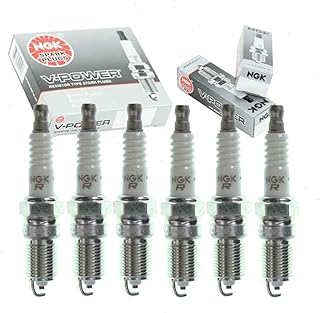 6 velas de ignição NGK V-Power compatíveis com Chevrolet Blazer 4.3L V6 1996-2005