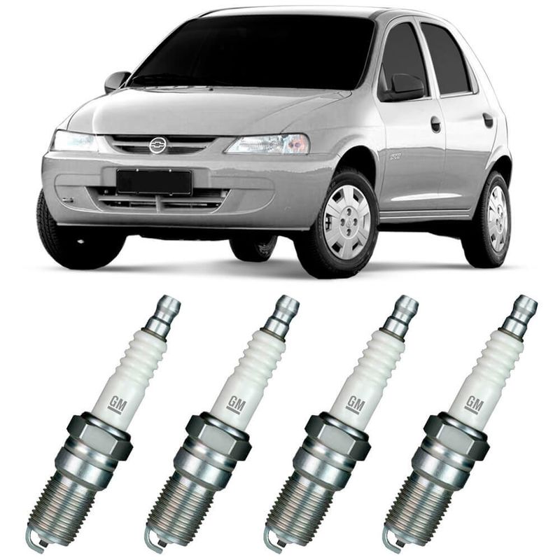 Jogo Vela Ignição Chevrolet Celta 1 0 1 4 8V 2001 2016 Original Gm
