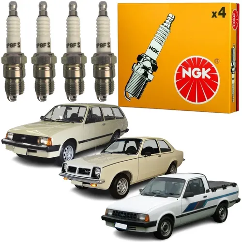 Jogo Vela Ignição Chevrolet Chevette 1 0 1 4 1 6 83 93 Ngk