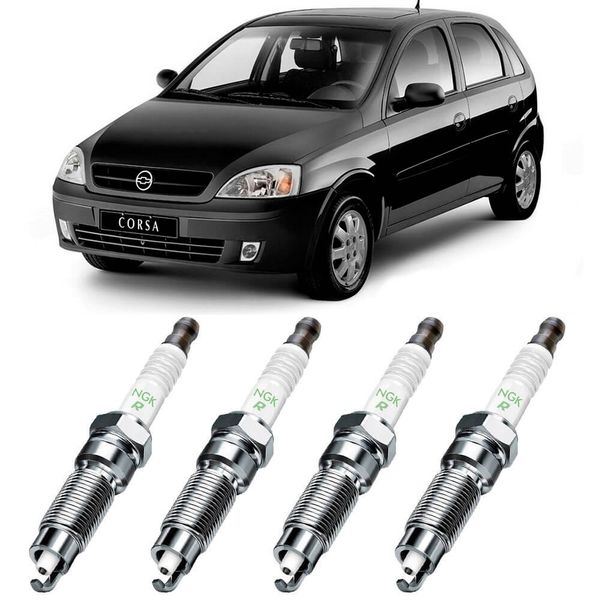 Jogo Vela Ignição Chevrolet Corsa 1 0 1 6 16V 97 2002 Green Ngk NGK Green