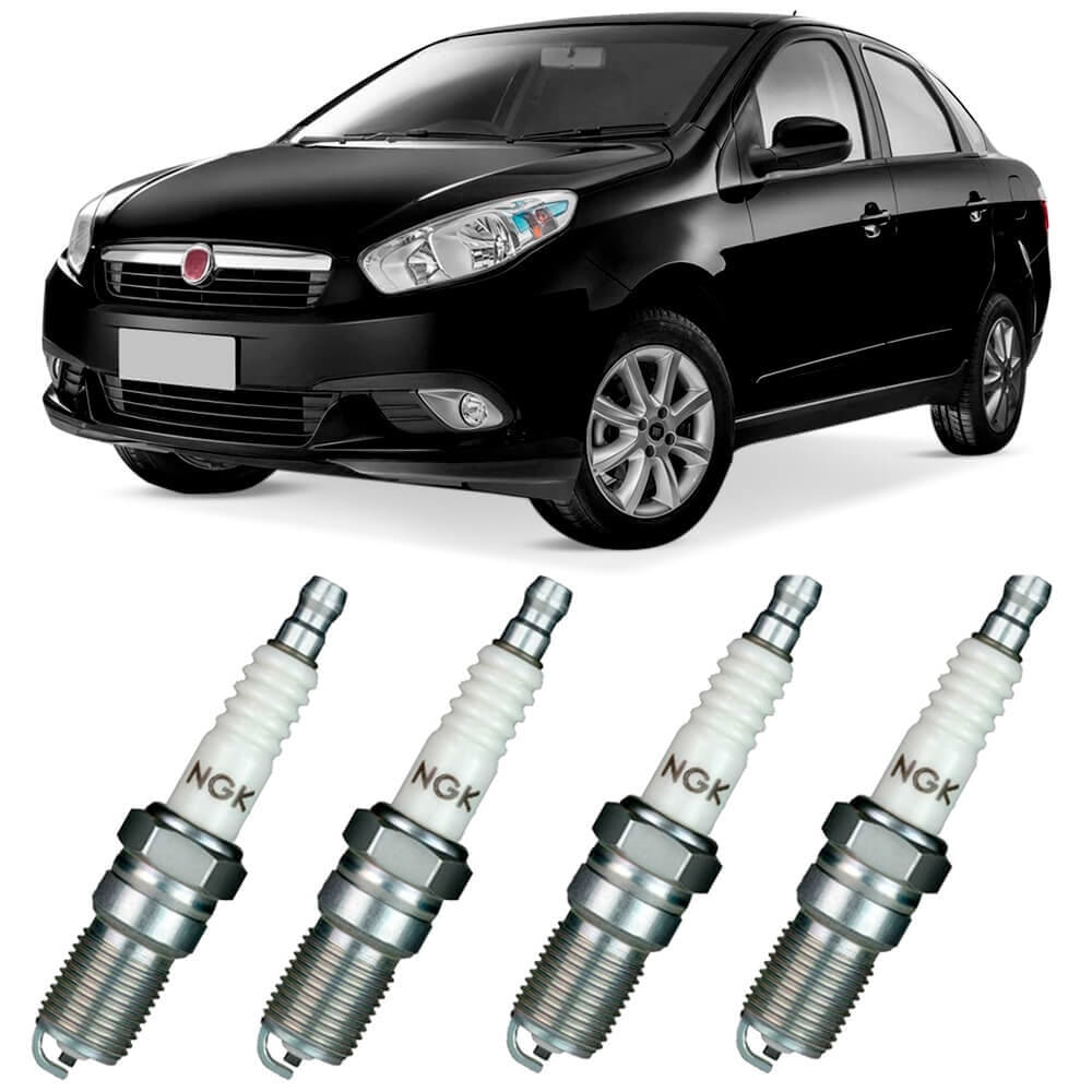 Jogo Vela Ignição Fiat Grand Siena 1 6 16V 2015 2018 Ngk