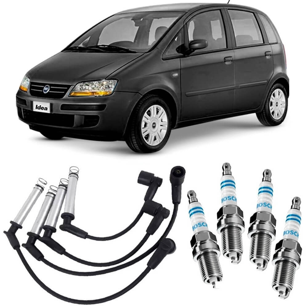 Jogo Vela Ignição Fiat Idea 1 4 2010 2016 Bosch