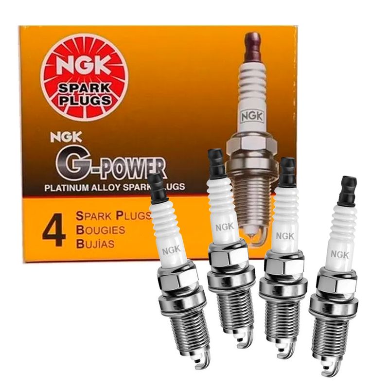 Jogo Vela Ignição Fiat Idea 1 8 2005 2016 Gpower Ngk