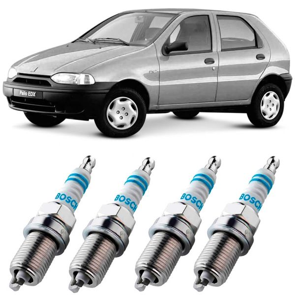 Jogo Vela Ignição Fiat Palio 1 0 1 3 1 5 96 2005 Bosch