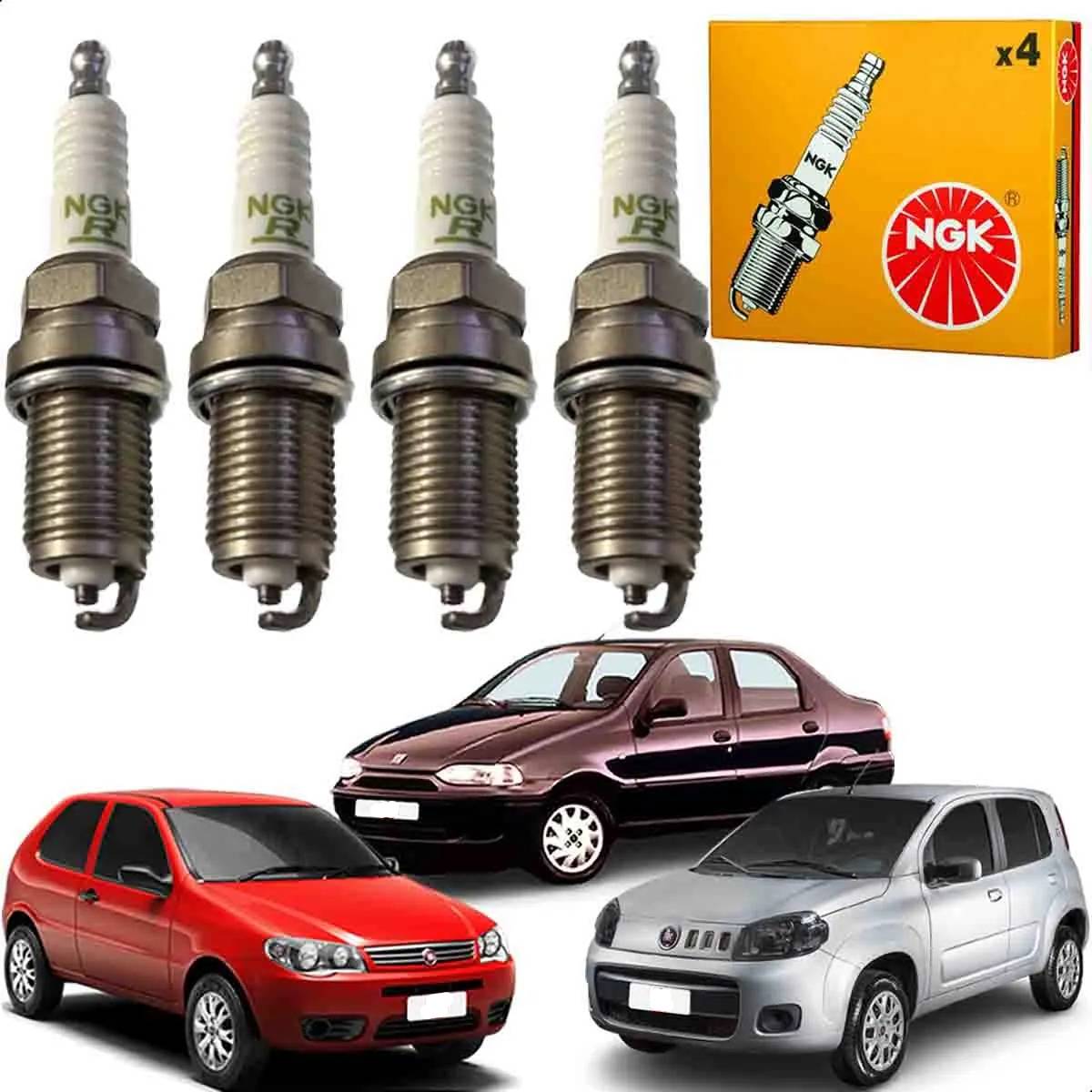 Jogo Vela Ignição Fiat Palio 1 6 16V 2015 2017 Ngk