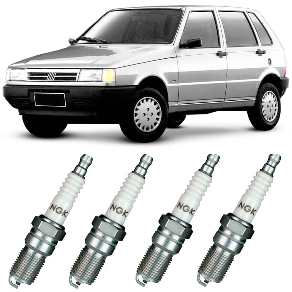 Jogo Vela Ignição Fiat Uno 1 0 1 5 1 6 92 2001 Ngk