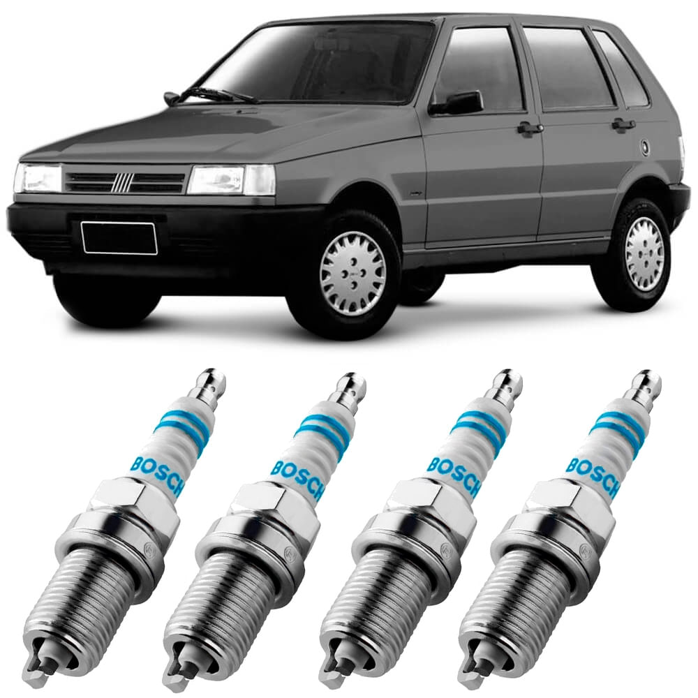 Jogo Vela Ignição Fiat Uno 1 4 94 95 Bosch