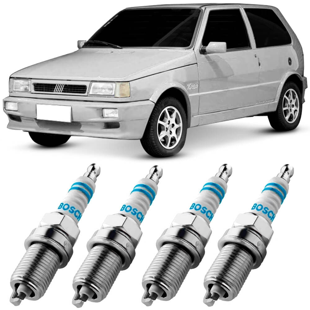 Jogo Vela Ignição Fiat Uno 1 5 95 96 Bosch