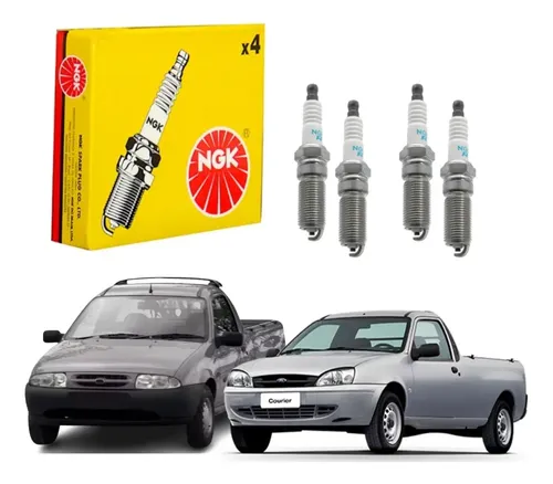 Jogo Vela Ignição Ford Courier 1 6 2000 2013 Ngk