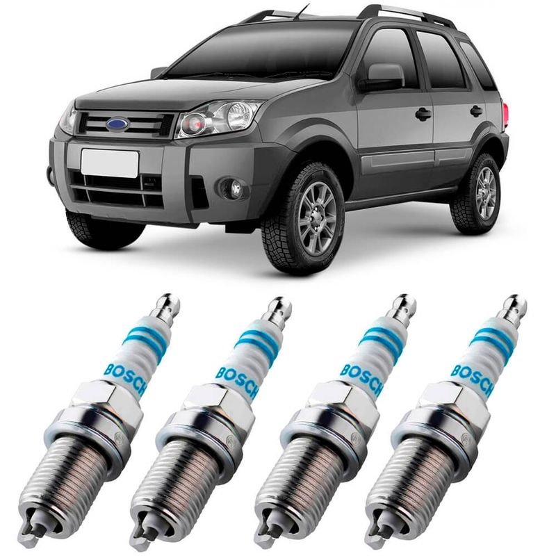 Jogo Vela Ignição Ford Ecosport 1 6 2005 2012 F000KE0P10 Bosch