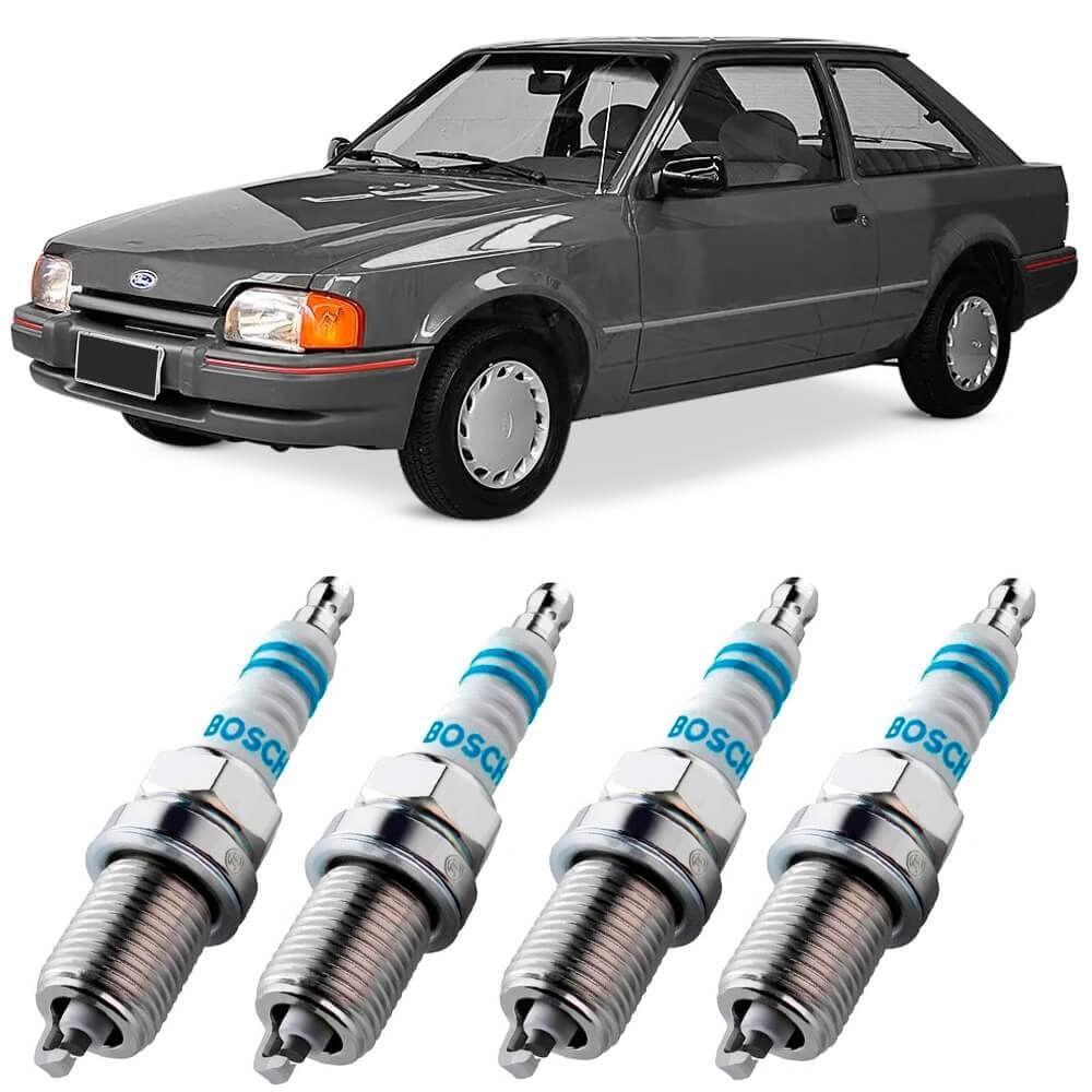 Jogo Vela Ignição Ford Escort 1 6 1 8 2 0 92 96 Bosch