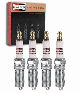 4 velas de ignição Champion Iridium compatíveis com Ford Fiesta 1.6L L4 2011-2019