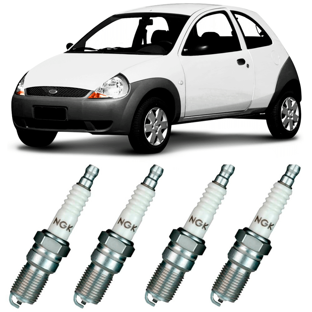 Jogo Vela Ignição Ford Ka 1 0 1 6 99 2013 Ngk
