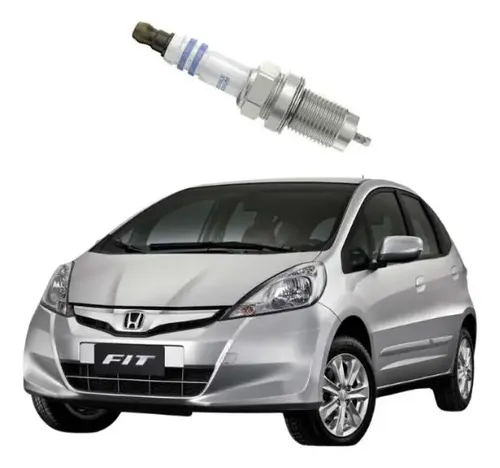Jogo Vela Ignição Honda City Fit 1 5 2005 2016 Bosch 0242240691