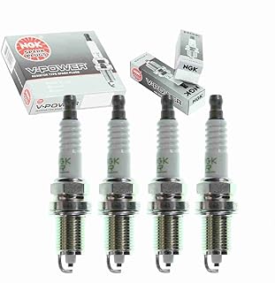 4 velas de ignição NGK V-Power compatíveis com Honda Civic 1.5L 1.6L L4 1992-2000