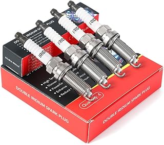 Velas de ignição de irídio duplo, 4 peças, compatíveis com ILX Civic Crosstour CR-V Accord RL ZDX MDX