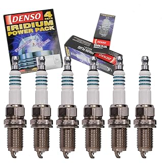 6 velas de ignição DENSO Iridium Power compatíveis com Hyundai Santa Fe 2.7L 3.3L 3.5L V6 2001-2009