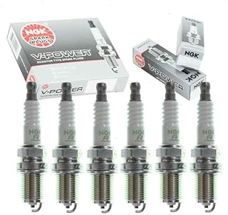 6 velas de ignição NGK V-Power compatíveis com Hyundai Santa Fe 2.7L 3.3L 3.5L V6 2001-2009