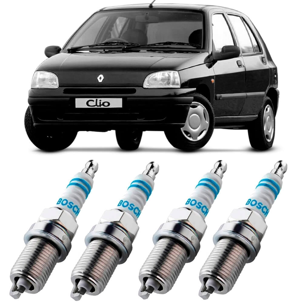Jogo Vela Ignição Renault Clio 1 0 1 6 96 2006 F000KE0P07 Bosch