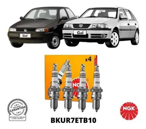 Jogo Vela Ignição VW Gol G2 G3 97 2005 Ngk