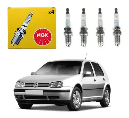 Jogo Vela Ignição VW Golf GTI 1 8 20V 98 2003 Ngk