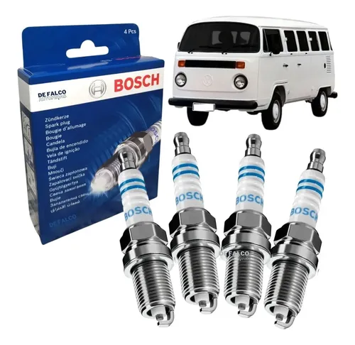Jogo Vela Ignição VW Kombi 1 6 85 97 Bosch