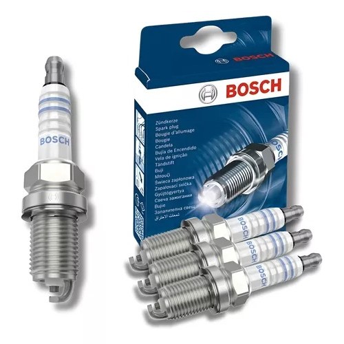 Jogo Vela Ignição VW Parati Saveiro Voyage 8V 85 91 Bosch F000KE0P14