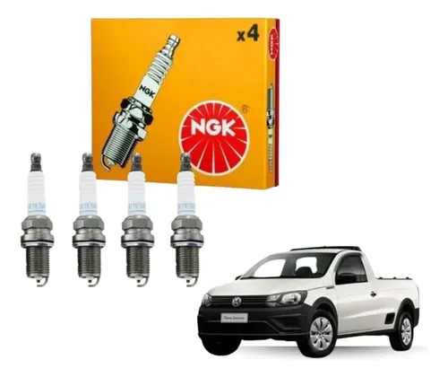 Jogo Vela Ignição VW Saveiro 1 6 8V 2006 2018 Ngk