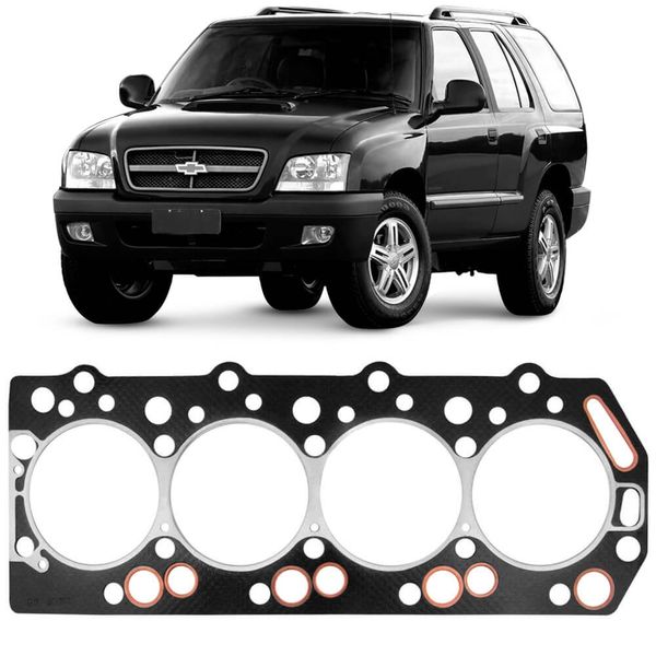 Junta Cabeçote Chevrolet Blazer 2 8 2000 2010 Fibra Sabó