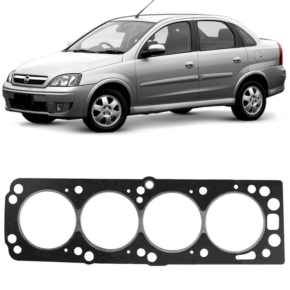 Junta Cabeçote Corsa Sedan 1 4 8V 2008 2012 Fibra Sabó