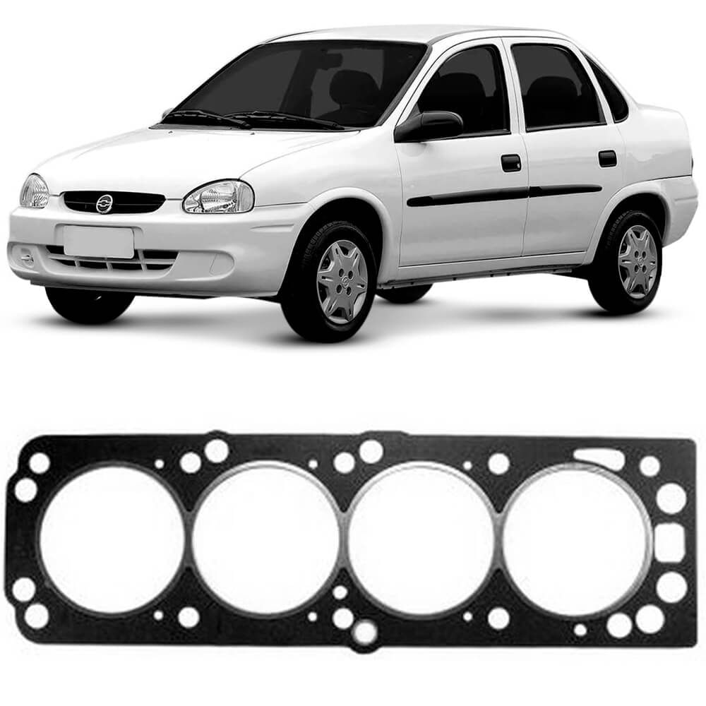 Junta Cabeçote Corsa Sedan Classic 95 2005 Fibra