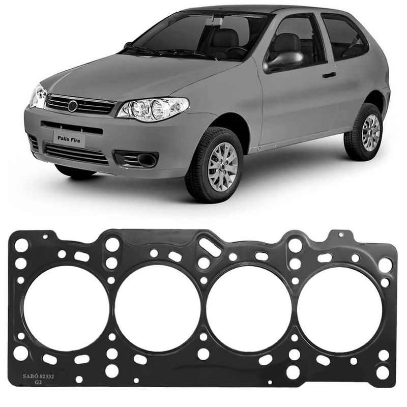Junta Cabeçote Fiat Palio 1 4 2006 2017 Metálica Sabó