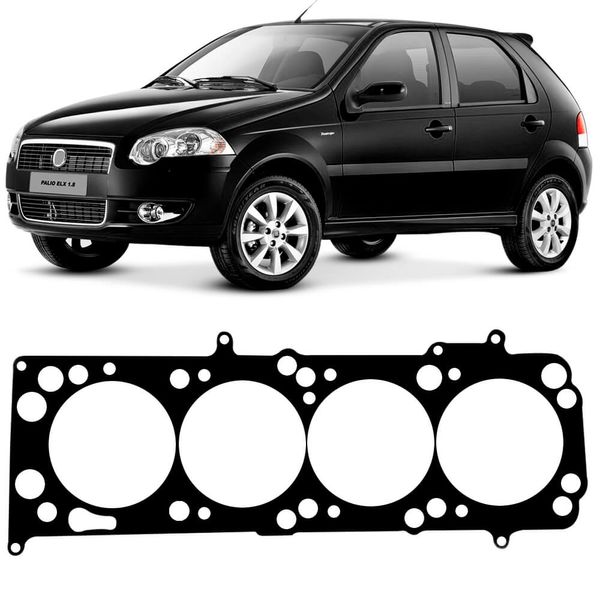 Junta Cabeçote Fiat Palio 1 8 8V 2003 2010 Metálica