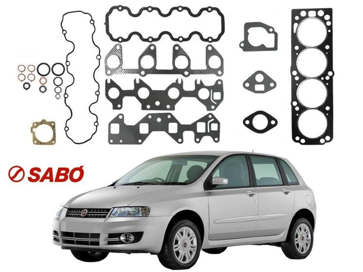 Junta Cabeçote Fiat Stilo 1 8 8V 2003 2011 Fibra Sabó