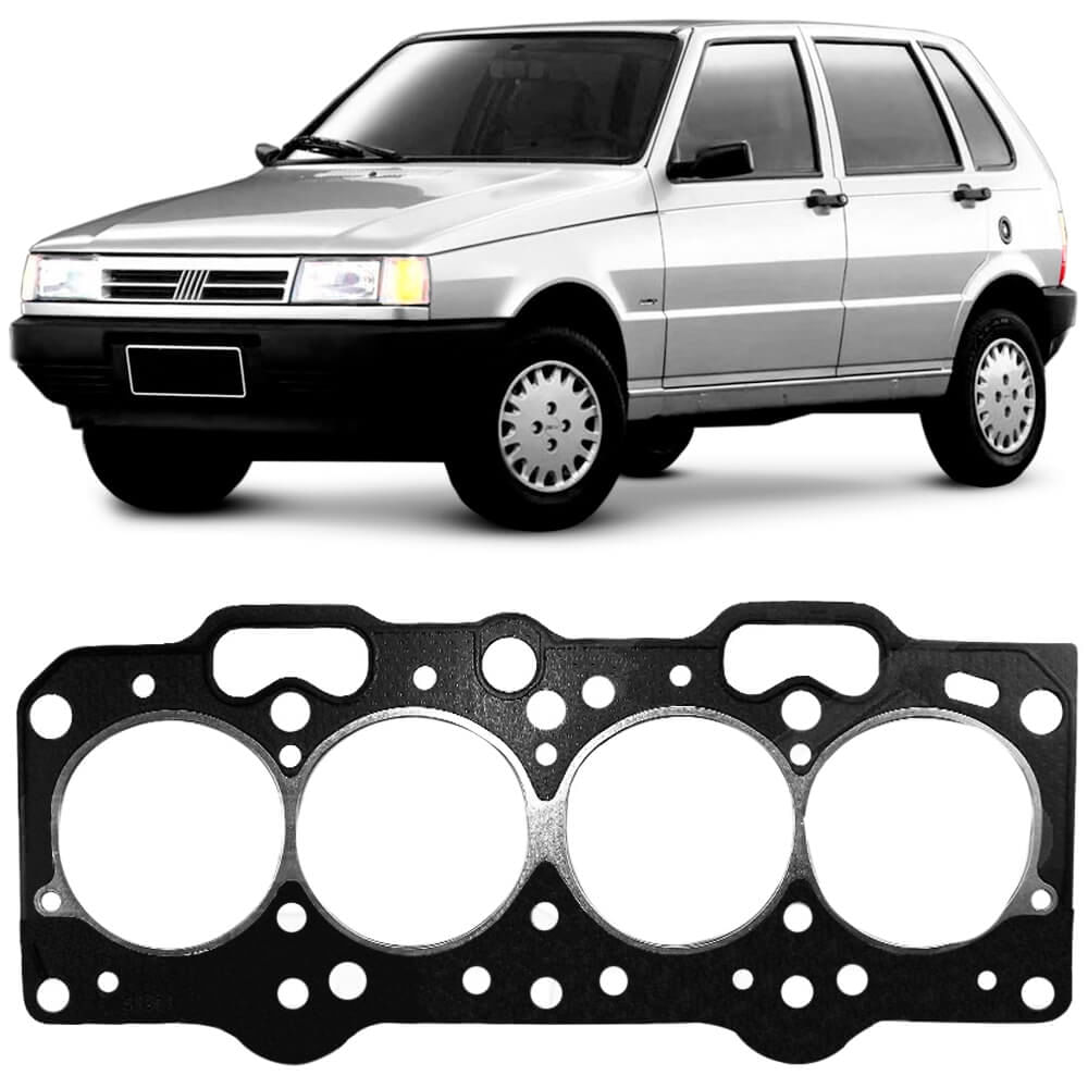 Junta Cabeçote Fiat Uno 1 0 1 5 85 95 Fibra Sabó