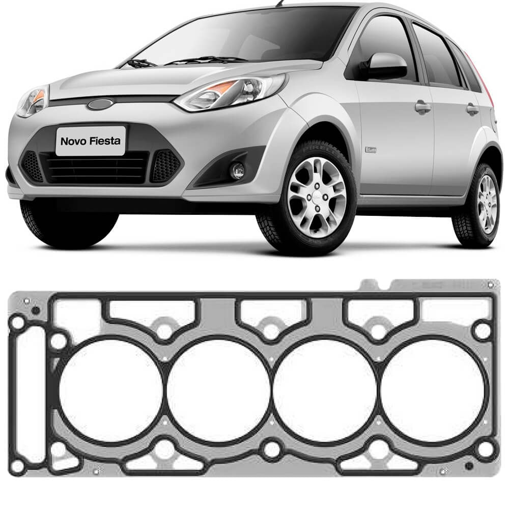 Junta Cabeçote Ford Fiesta 1 6 2000 2013 Metálica