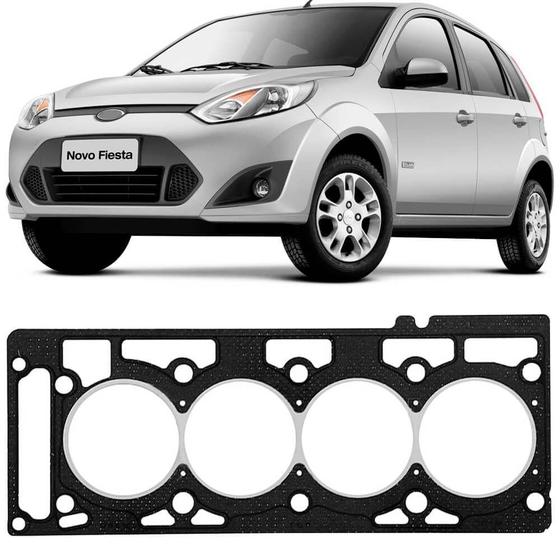 Junta Cabeçote Ford Fiesta 1 6 8V 2000 2014 Fibra