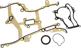 Conjunto de juntas de tampa de sincronização do motor para Chevrolet Cruze 2011-2015 junta de capa de corrente borracha de vedação de longa duração, metal 1 conjunto amarelo, preto