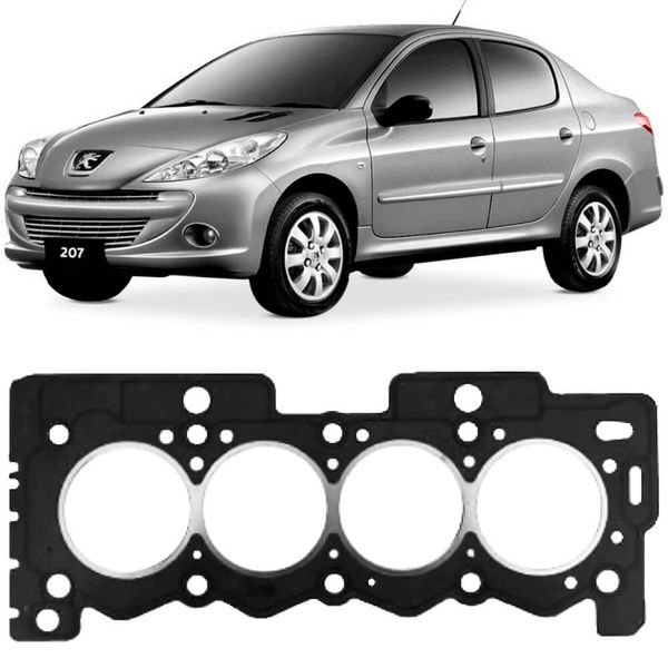 Junta Cabeçote Peugeot 207 1 4 8V 2009 2015 Fibra