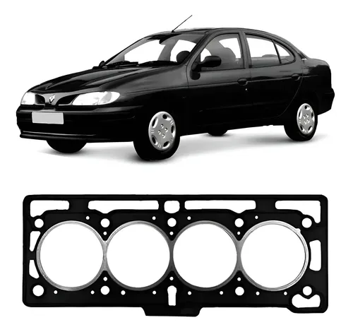Junta Cabeçote Renault Megane 1 6 8V 98 2000 Fibra