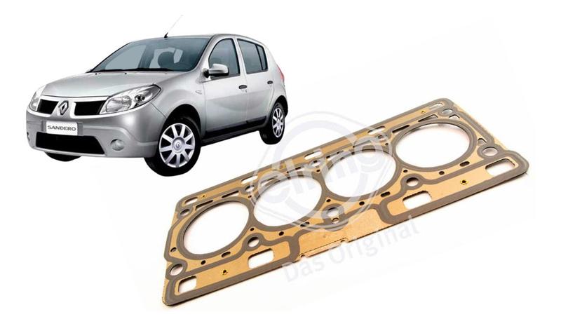 Junta Cabeçote Renault Sandero 1 6 8V 2008 2017 Fibra