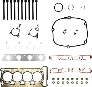 BRTEC Jogo De Juntas De Cabeçote Com Parafusos Audi A4 E Quattro 2009-2012, A5 E Quattro 2010-2012, A3 2008-2013, A3 Quattro 2009-2013, A6 Q5 Tt Quattro; Para Vw Volkswagen Beetle Cc Eos Gti Passat