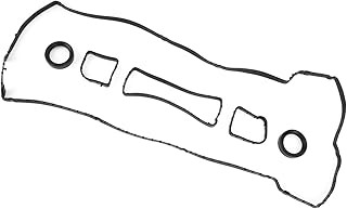 Junta da tampa da válvula, junta de vedação da válvula da cabeça do cilindro, para Ford Focus 2.0L 2012-2018, borracha, com vedações de vela de ignição, Nº CM5Z6584A preto, 1 conjunto de